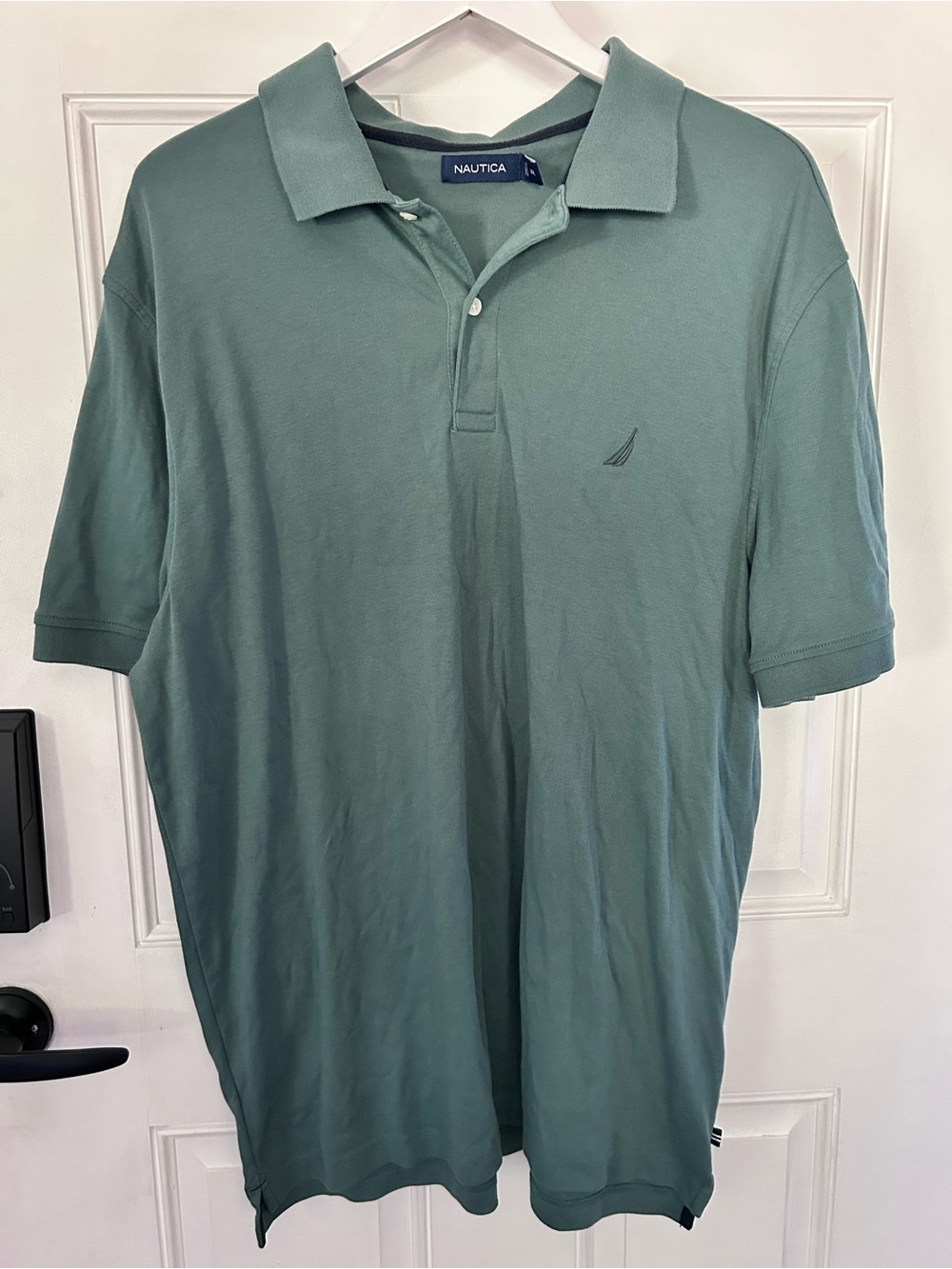 Nautica Men's Seafoam Green Short-Sleeve Polo